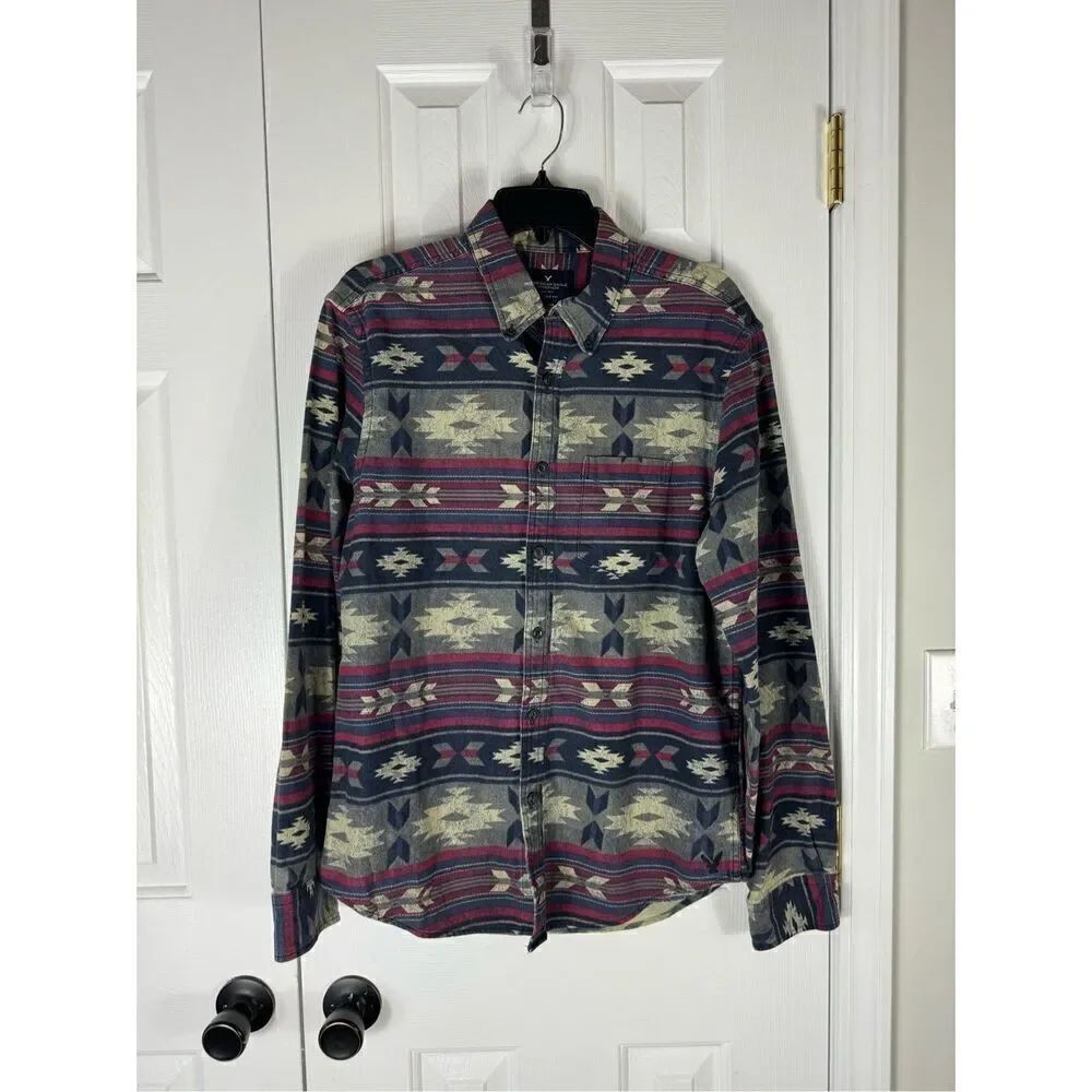 American Eagle Mens Button Up Shirt Size M